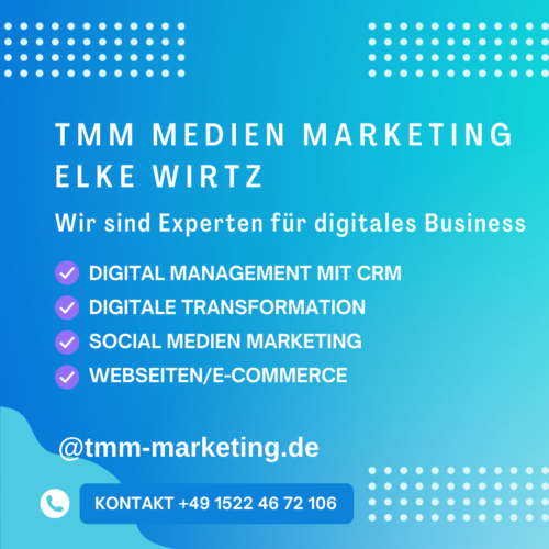 TMM Medien Marketing Elke Wirtz, Wir über uns, dass Unternehmen