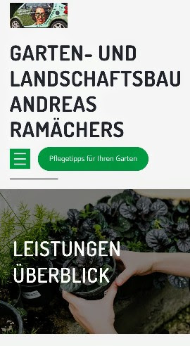 Webseite GalaBau Ramächers