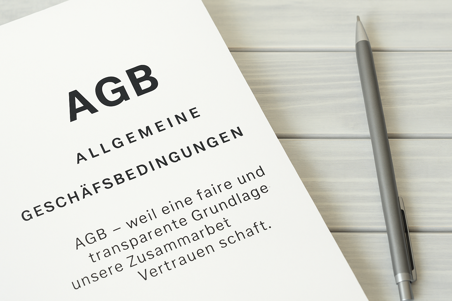 AGB Allgemeine Geschäftsbedingungen Copyright by Elke Wirtz