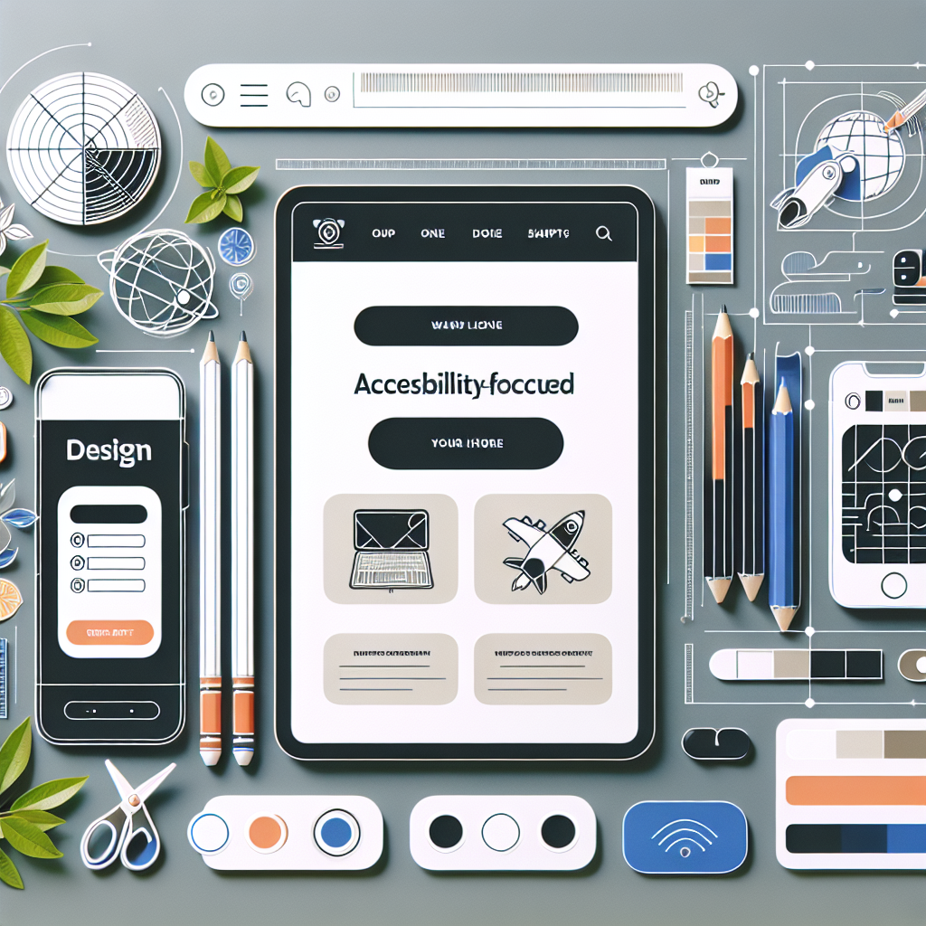 Accessibility-Focused UI Design Concept, Barrierefreiheit